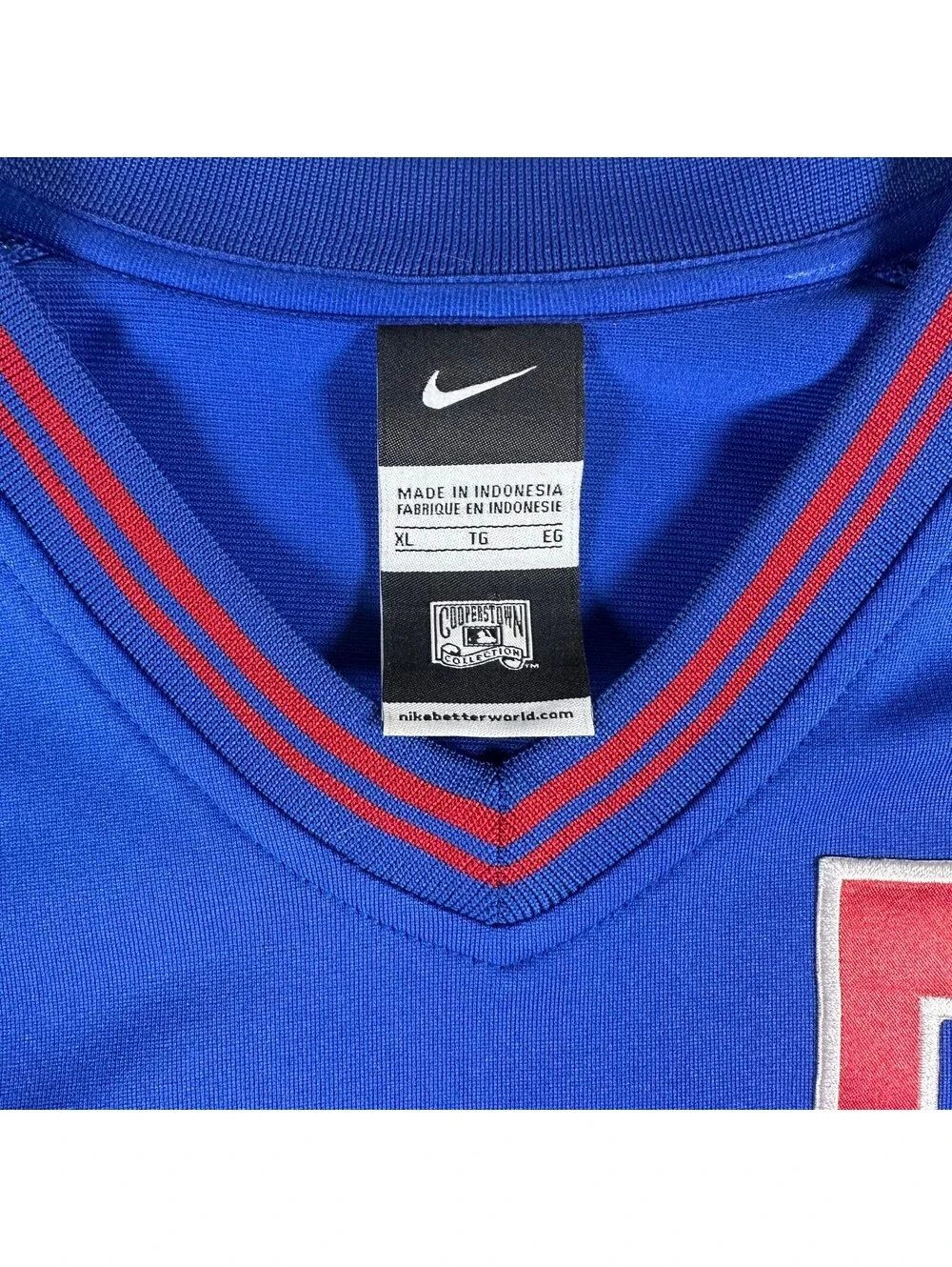 Nike Texas Rangers V neck Jersey XL